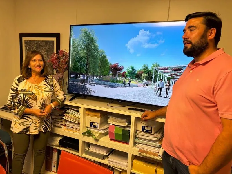 Presentación del nuevo parque Los Jardines que se realizará en Peñaranda de Bracamonte