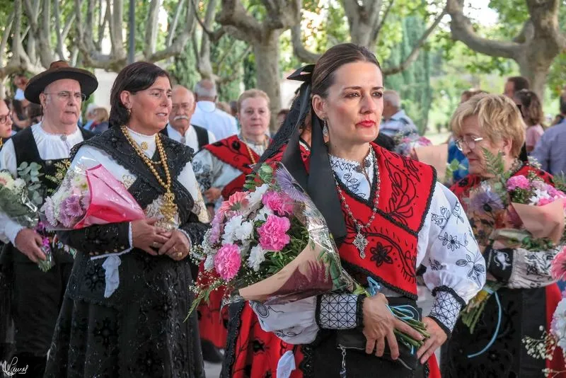 Ofrenda floral a la Virgen de la Vega en Salamanca. Foto de Manuel Lamas