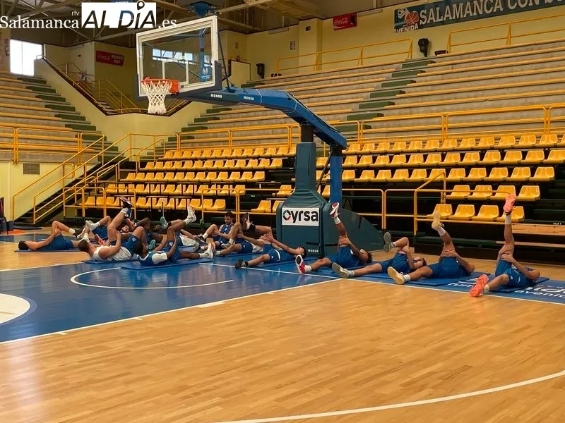 Primer entrenamiento de pretemporada del Avenida Xoborg. Foto: Miguel González