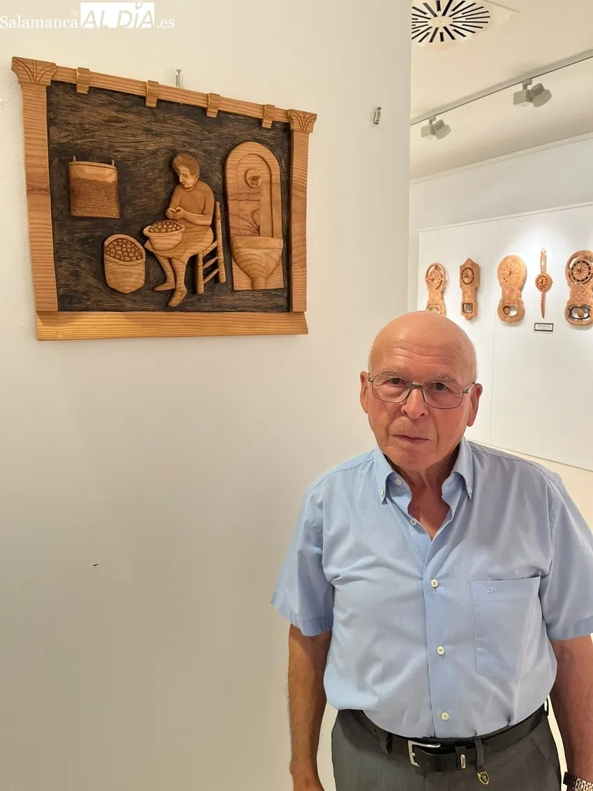 Exposición de tallas de madera del salmantino Julián Vicente 