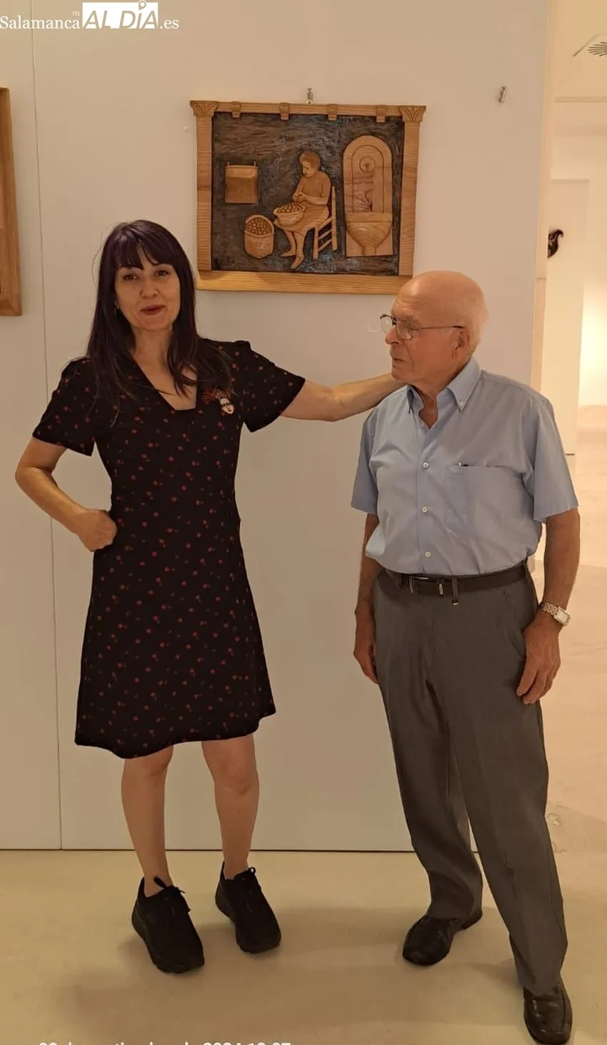Exposición de tallas de madera del salmantino Julián Vicente 