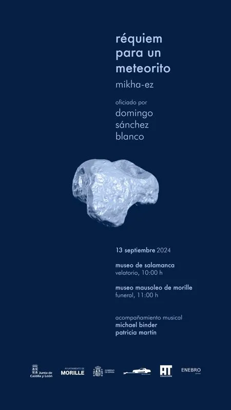 'Réquiem para un meteorito' llega a su fin: un velatorio en el Museo de Salamanca 