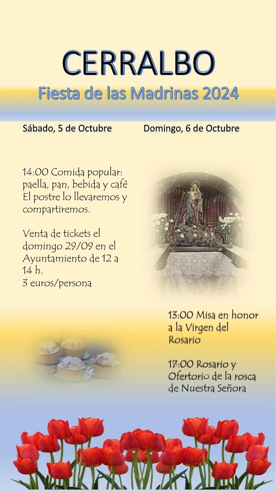 Foto 2 - Cerralbo celebrar&aacute; la fiesta de las Madrinas con los actos en honor a la Virgen y una comida popular