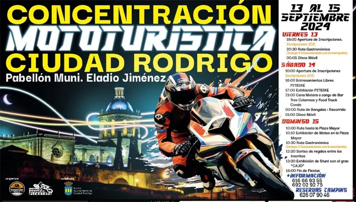 Foto 2 - Septiembre acoger&aacute; una concentraci&oacute;n de motos en Ciudad Rodrigo