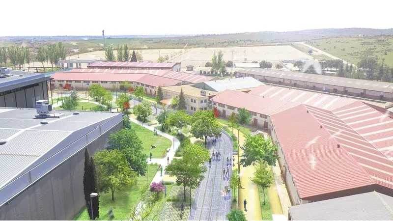 Recreación del cambio del bulevar principal con el proyecto CO-HABITAT