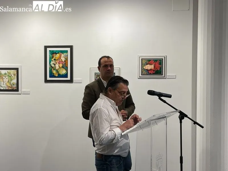 Exposición 'Metamorfosis' del talentoso artista autodidacta salmantino Francisco Partearroyo. Foto de Miguel González