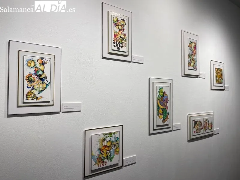Exposición 'Metamorfosis' del talentoso artista autodidacta salmantino Francisco Partearroyo. Foto de Miguel González