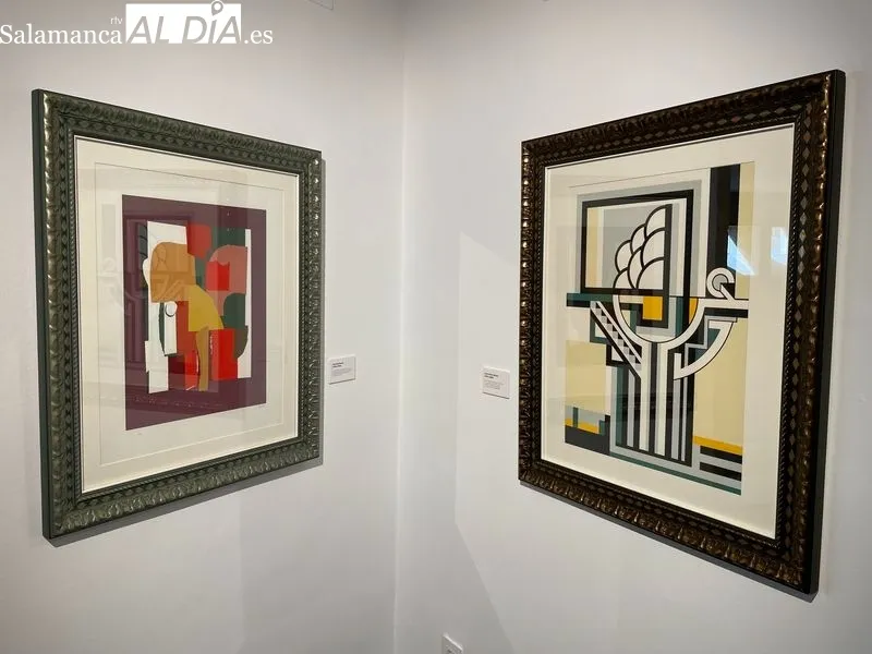 Exposición ‘De la Vanguardia a la Abstracción’ en la sala de exposiciones de la Torre de los Anaya. Foto de Miguel González