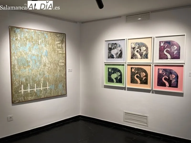 Exposición ‘De la Vanguardia a la Abstracción’ en la sala de exposiciones de la Torre de los Anaya. Foto de Miguel González