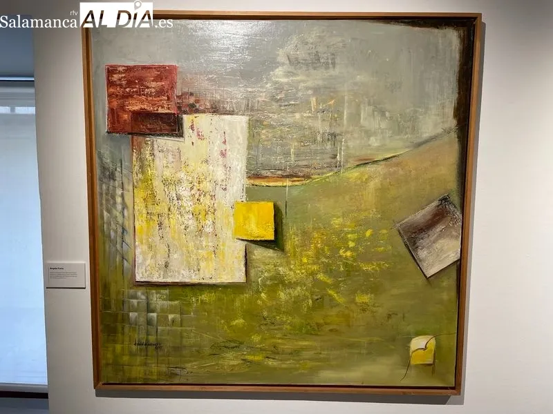Exposición ‘De la Vanguardia a la Abstracción’ en la sala de exposiciones de la Torre de los Anaya. Foto de Miguel González