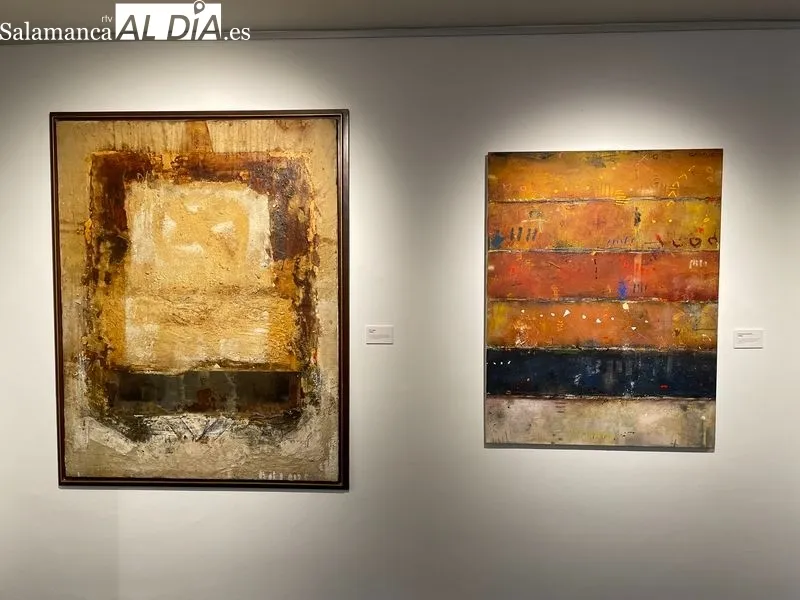 Exposición ‘De la Vanguardia a la Abstracción’ en la sala de exposiciones de la Torre de los Anaya. Foto de Miguel González