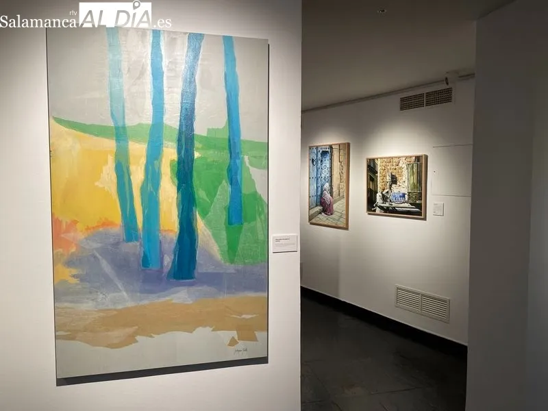 Exposición ‘De la Vanguardia a la Abstracción’ en la sala de exposiciones de la Torre de los Anaya. Foto de Miguel González