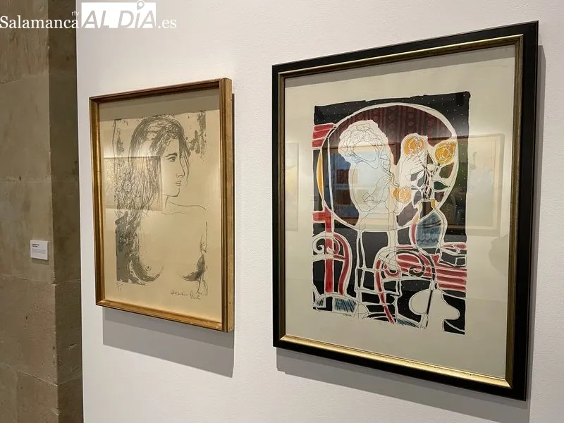 Exposición ‘De la Vanguardia a la Abstracción’ en la sala de exposiciones de la Torre de los Anaya. Foto de Miguel González