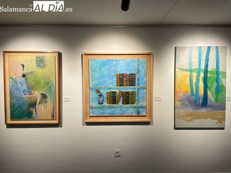 Exposición ‘De la Vanguardia a la Abstracción’ en la sala de exposiciones de la Torre de los Anaya. Foto de Miguel González