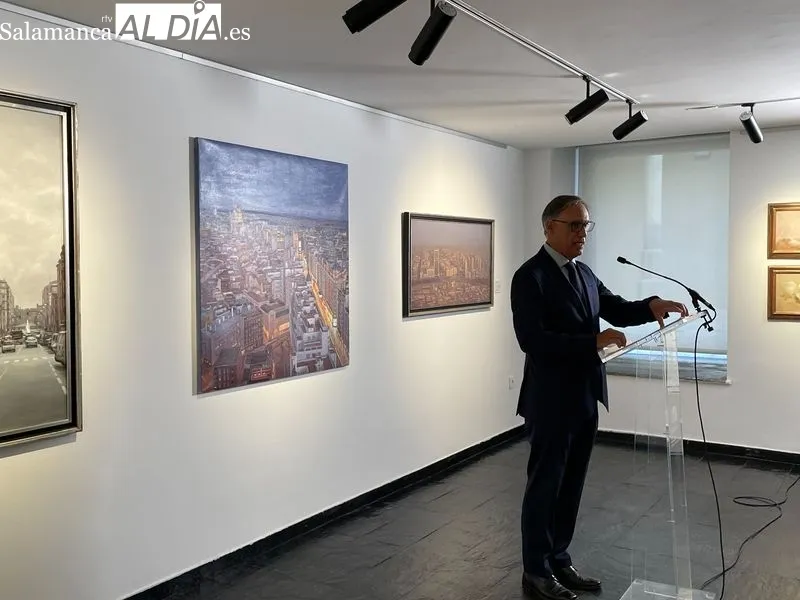 Exposición ‘De la Vanguardia a la Abstracción’ en la sala de exposiciones de la Torre de los Anaya. Foto de Miguel González