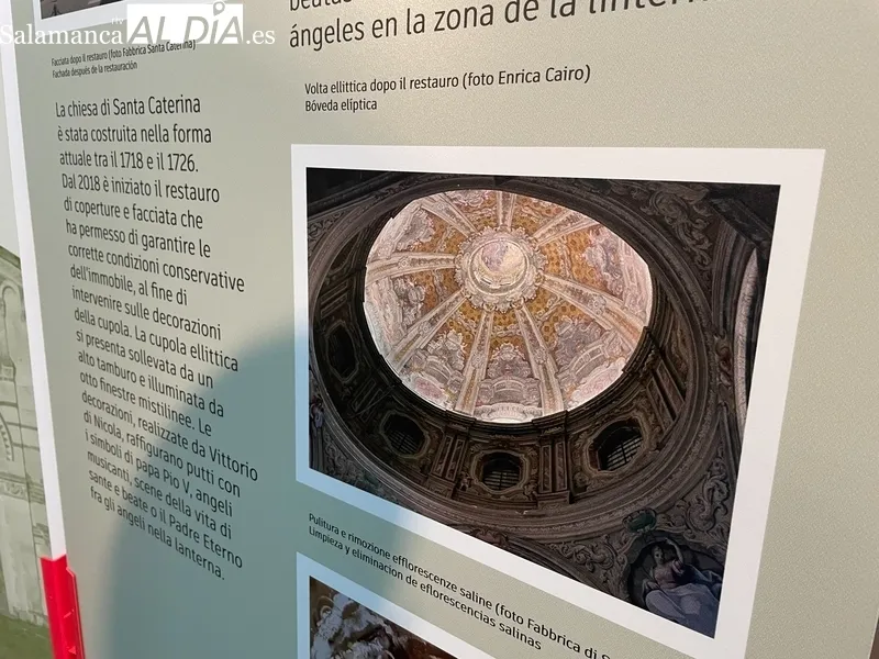 La exposición itinerante De los Alpes al Monferrato - Arte y Cultura del Piamonte Meridional llega a la Escuela de Arte de Salamanca. Fotos de Miguel González