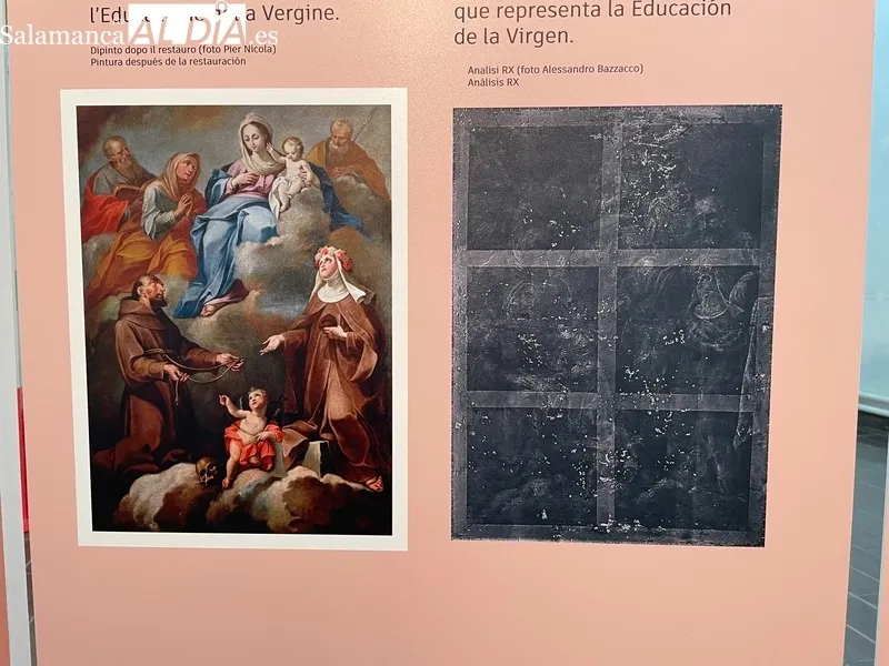 La exposición itinerante De los Alpes al Monferrato - Arte y Cultura del Piamonte Meridional llega a la Escuela de Arte de Salamanca. Fotos de Miguel González