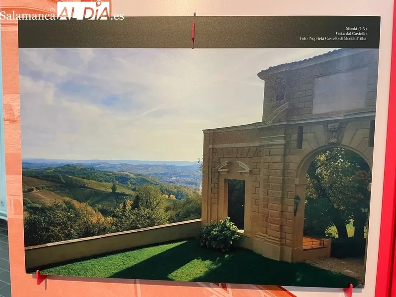 La exposición itinerante De los Alpes al Monferrato - Arte y Cultura del Piamonte Meridional llega a la Escuela de Arte de Salamanca. Fotos de Miguel González