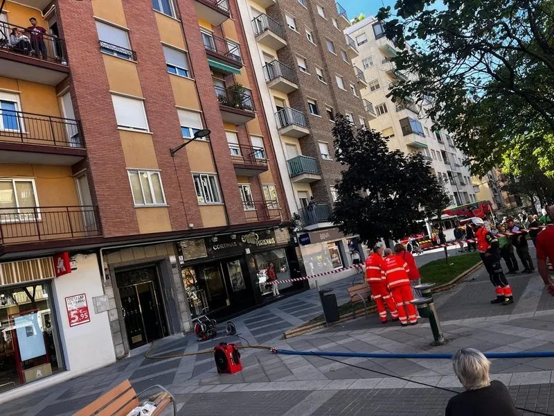 Incendio en una vivienda de Federico Anaya