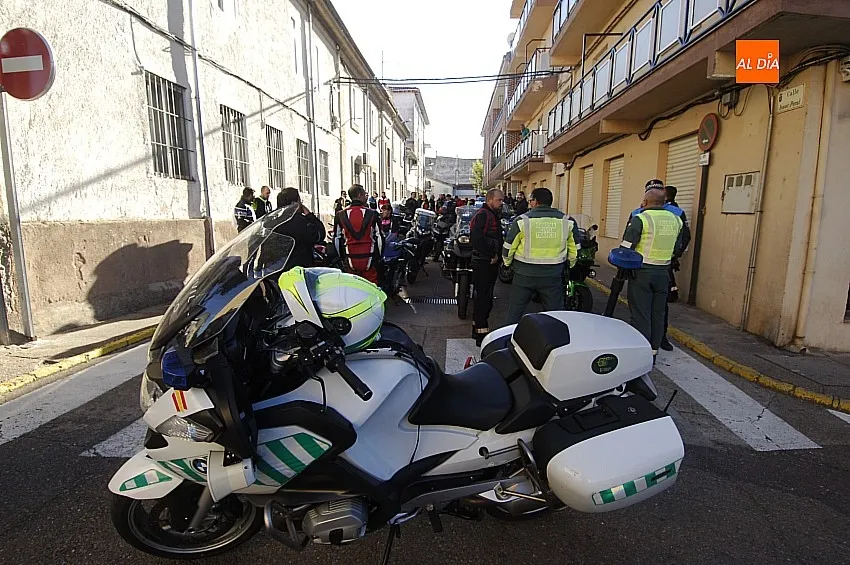 Homenaje motoristas Guardia Civil mirobrigenses/ Fotos: Adrián M.Pastor