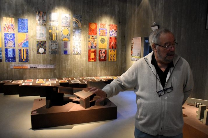 El artista Andrés Alén expone su obra en el MÁM, el Museo del Hormigón