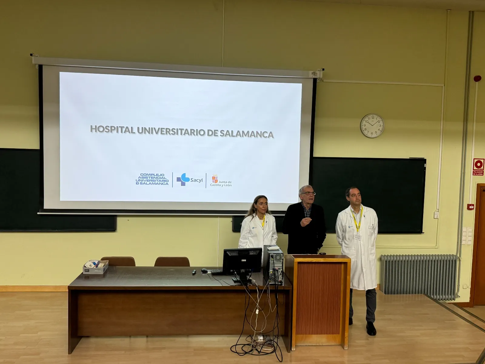 Jornada de bienvenida de los nuevos estudiantes de Medicina que llegan al Hospital de Salamanca