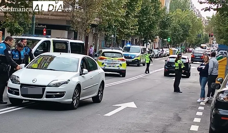 Imágenes del atropello en el Paseo del Rollo. Foto: C. García