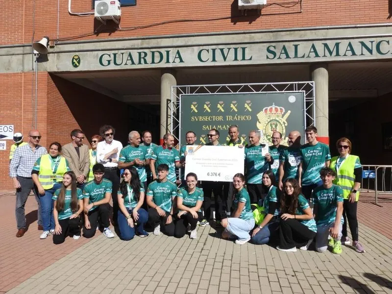 Carrera Solidaria Guardia Civil Salamanca 2024. Foto Orycronsport