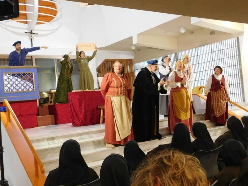 'Buscando a Nebrija' en la iglesia del Convento de las Madres Carmelitas de Cabrerizos 