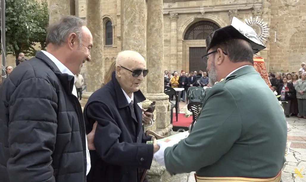 Foto 3 - La Guardia Civil difunde un v&iacute;deo a nivel nacional del homenaje a su antiguo agente Jaime Herrero