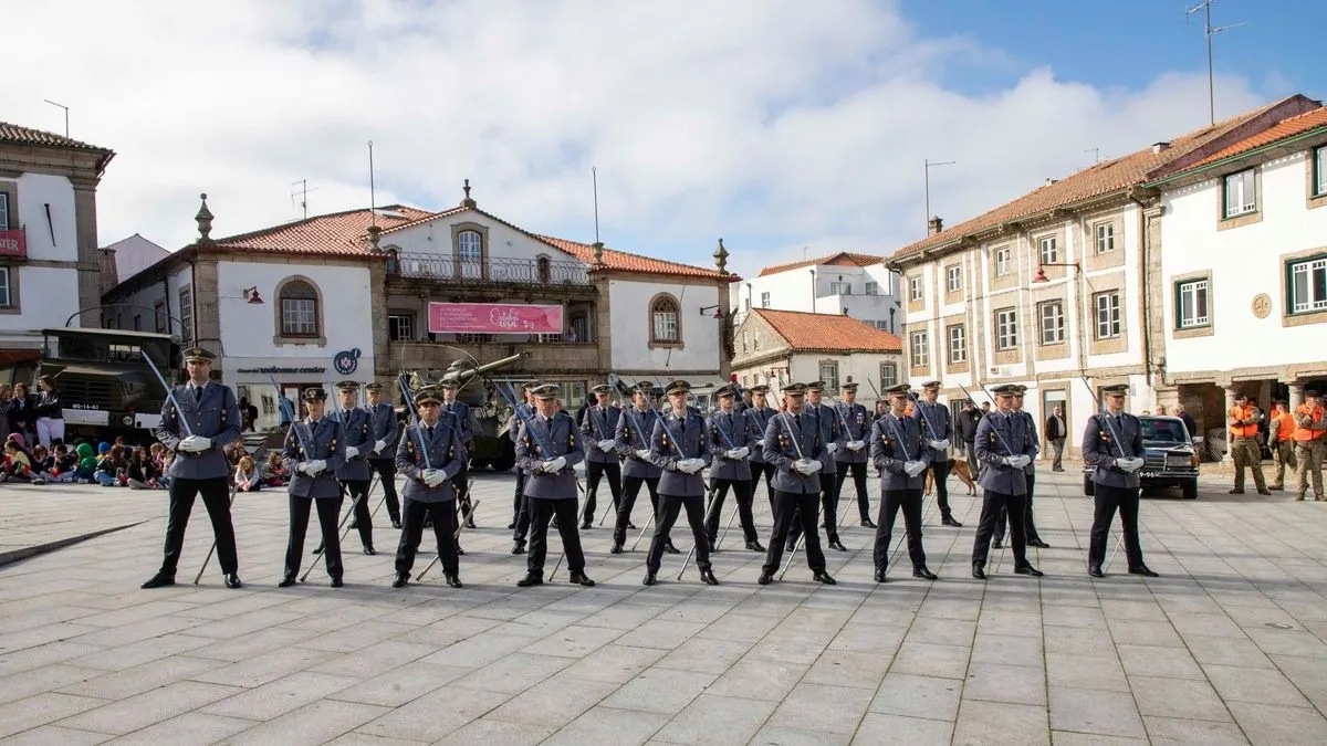 Ejército portugués en Guarda
