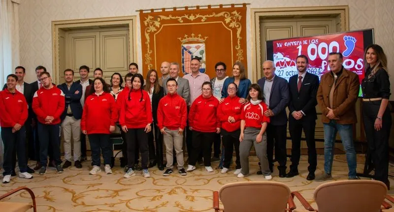 Presentación de la Carrera de los Mil Pasos en el Ayuntamiento de Salamanca