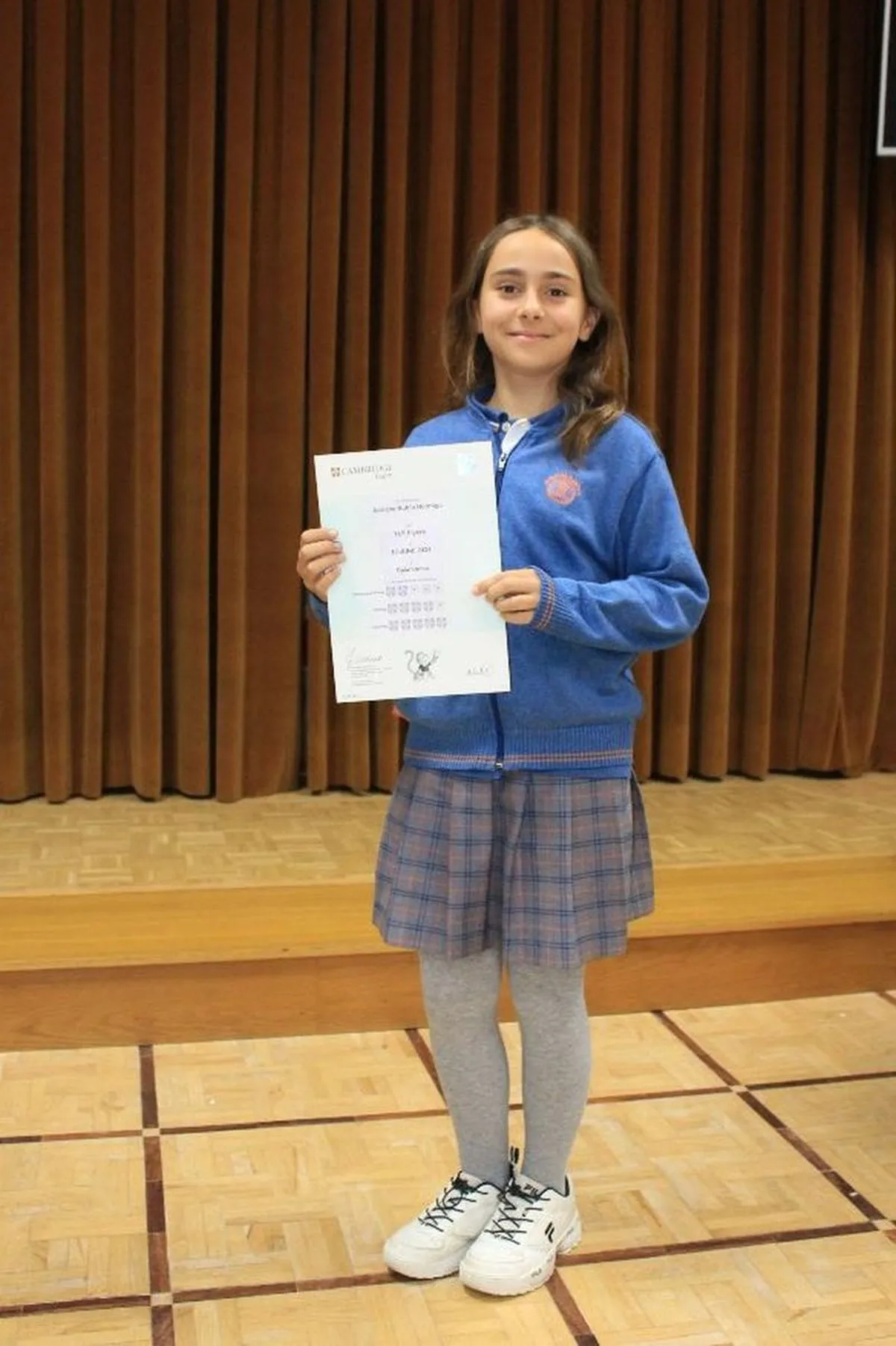 Imágenes de la entrega de los certificados Cambridge en el colegio Calasanz de Salamanca