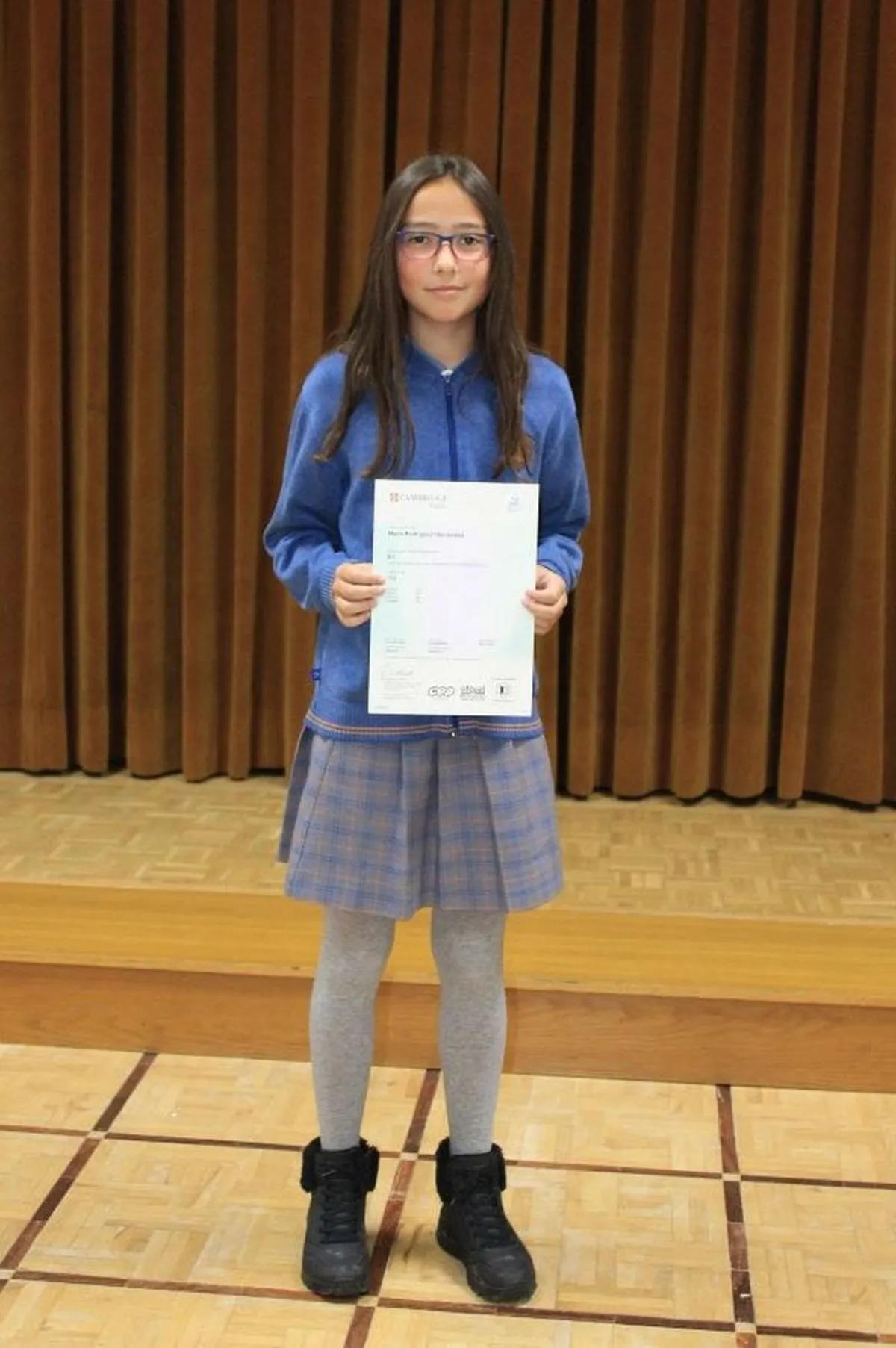 Imágenes de la entrega de los certificados Cambridge en el colegio Calasanz de Salamanca