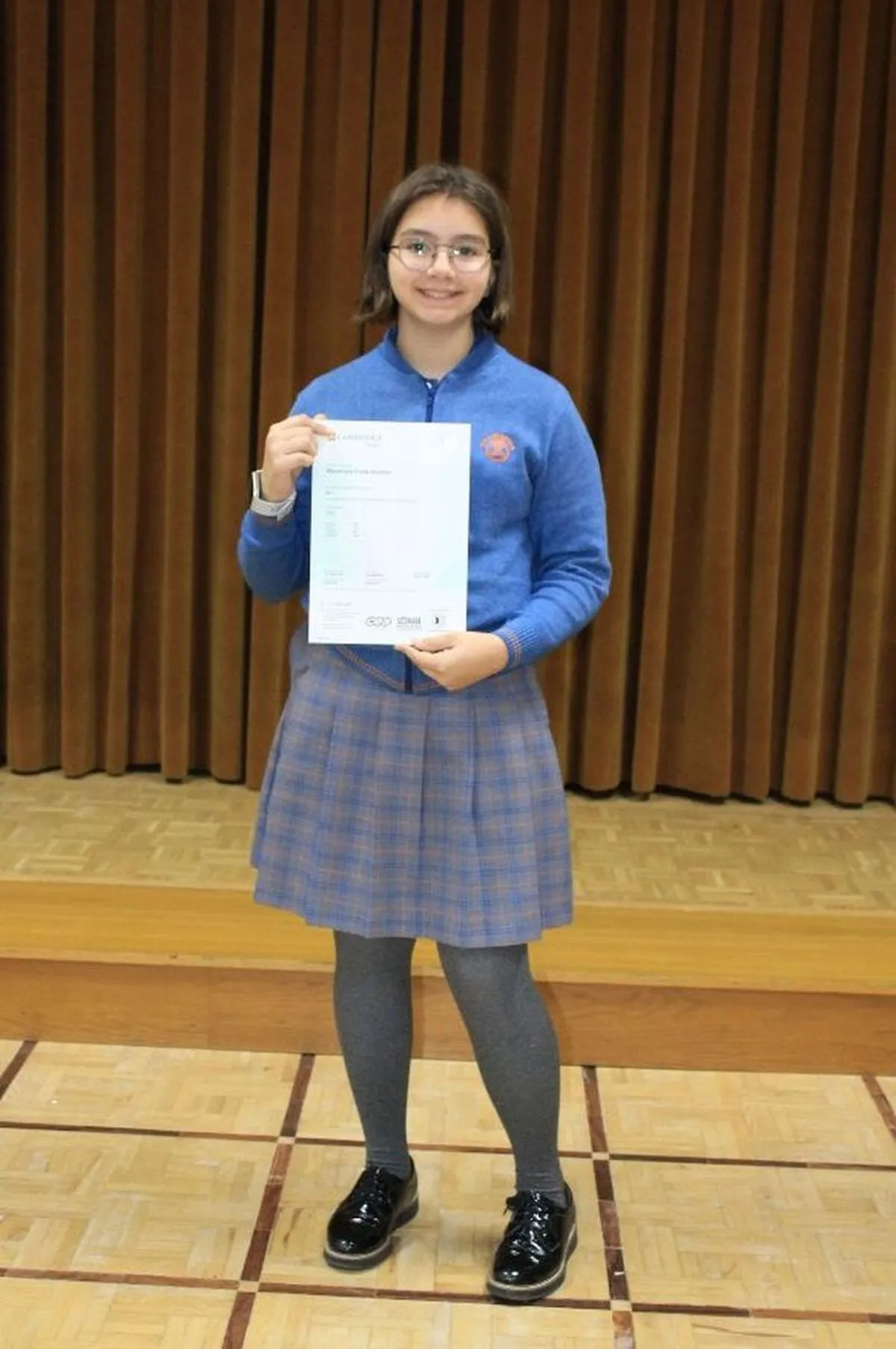 Imágenes de la entrega de los certificados Cambridge en el colegio Calasanz de Salamanca