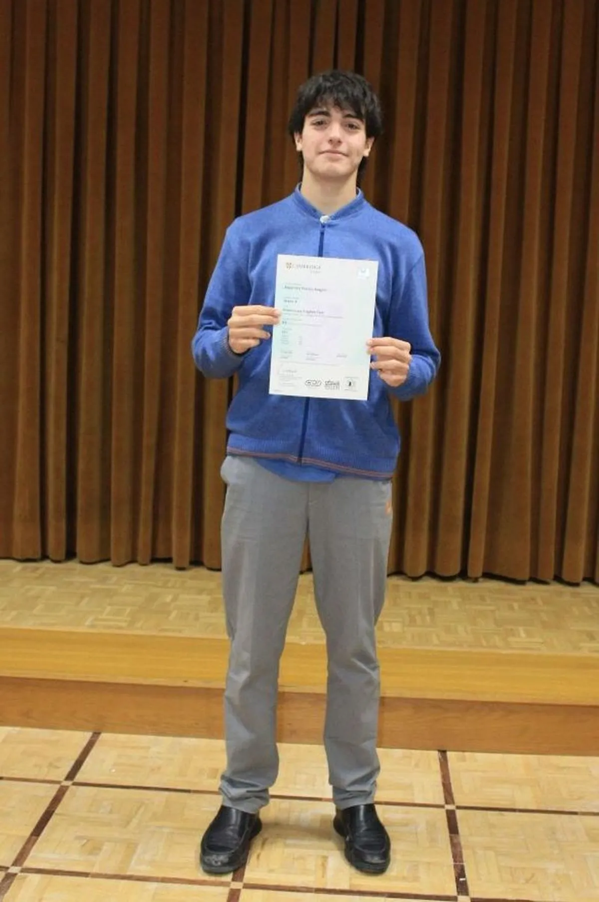 Imágenes de la entrega de los certificados Cambridge en el colegio Calasanz de Salamanca