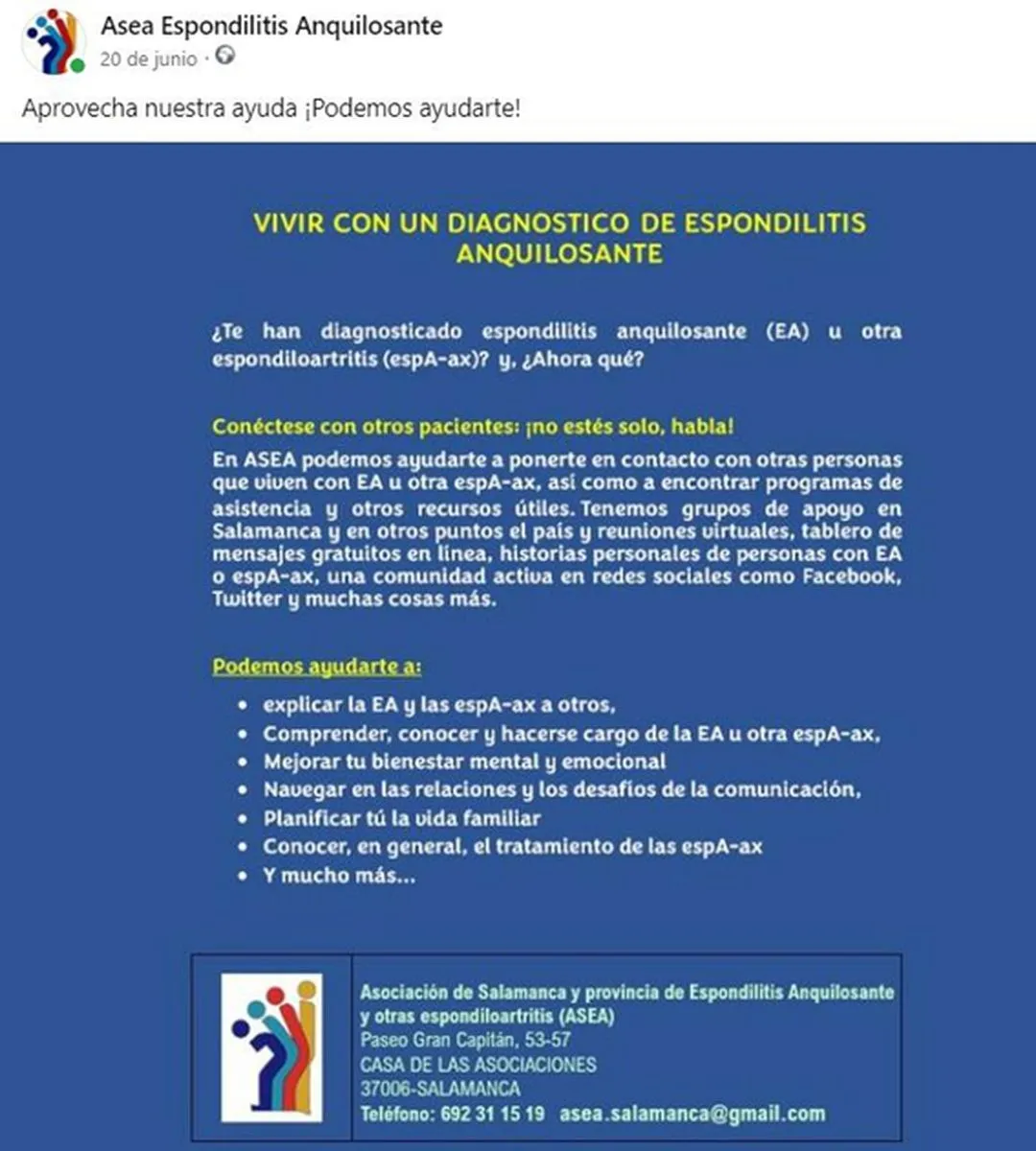 Foto 8 - Desmontando la Espondilitis: &ldquo;No es el colch&oacute;n, no es el sof&aacute;, es tu espalda&rdquo;