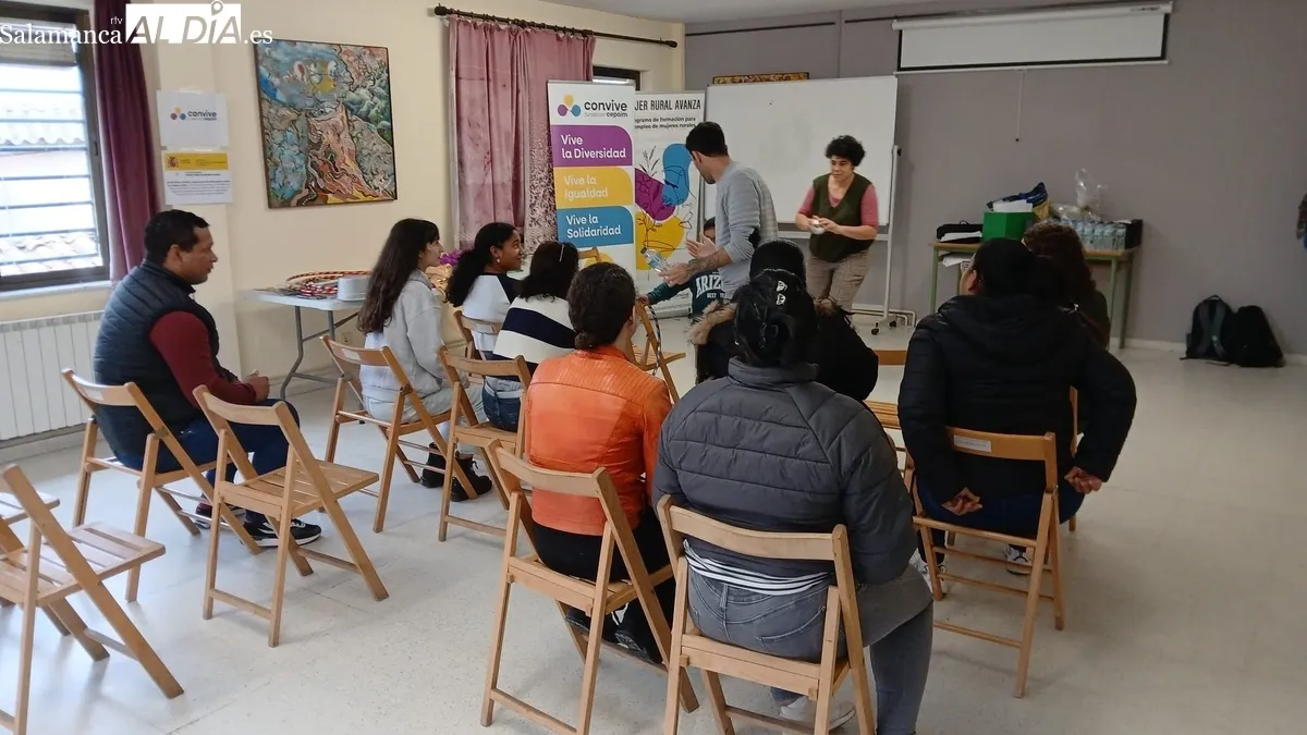 Participantes en la Jornada de convivencia intercultural celebrada el sábado pasado en Monleras