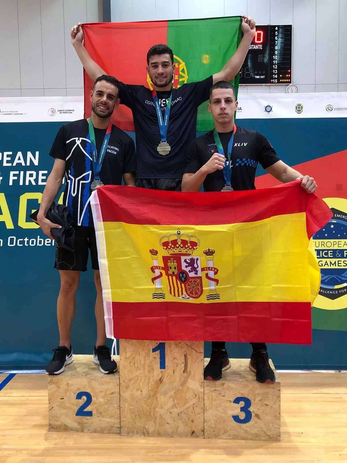 Pablo Hernández de Arriba en los X Juegos Europeos de Policías y Bomberos