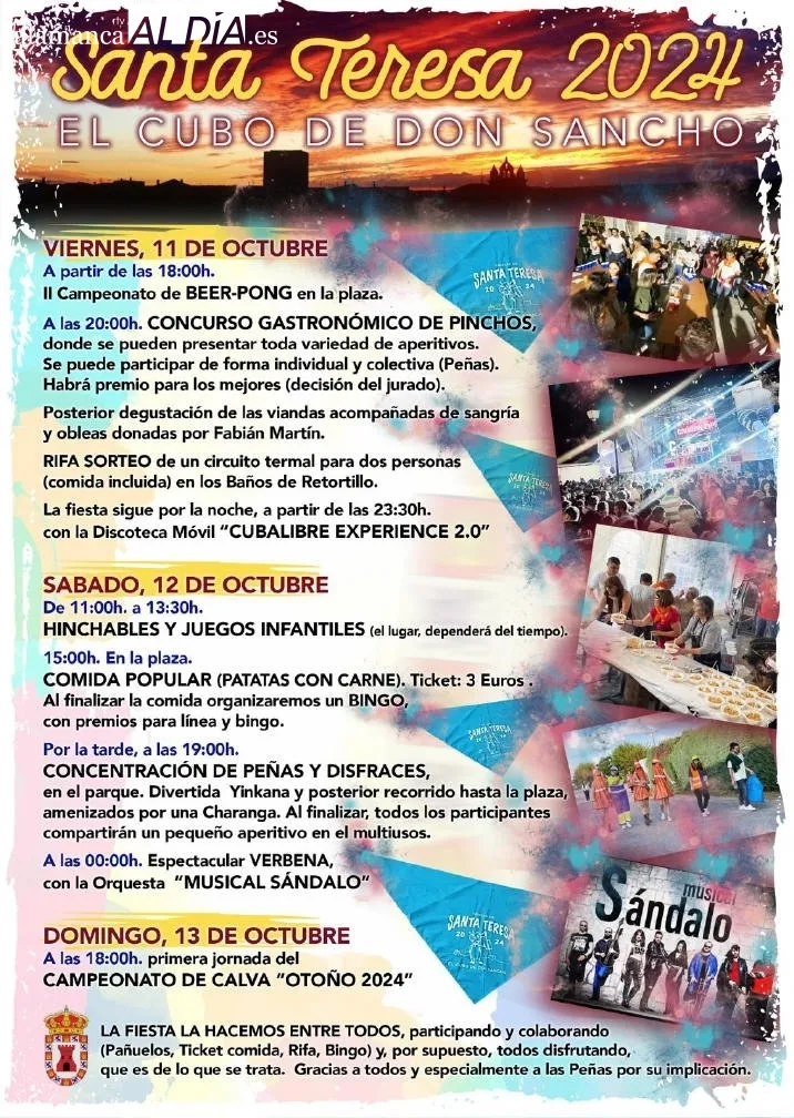 Foto 2 - Los vecinos de El Cubo de Don Sancho se disponen a celebrar Santa Teresa con un intenso programa festivo