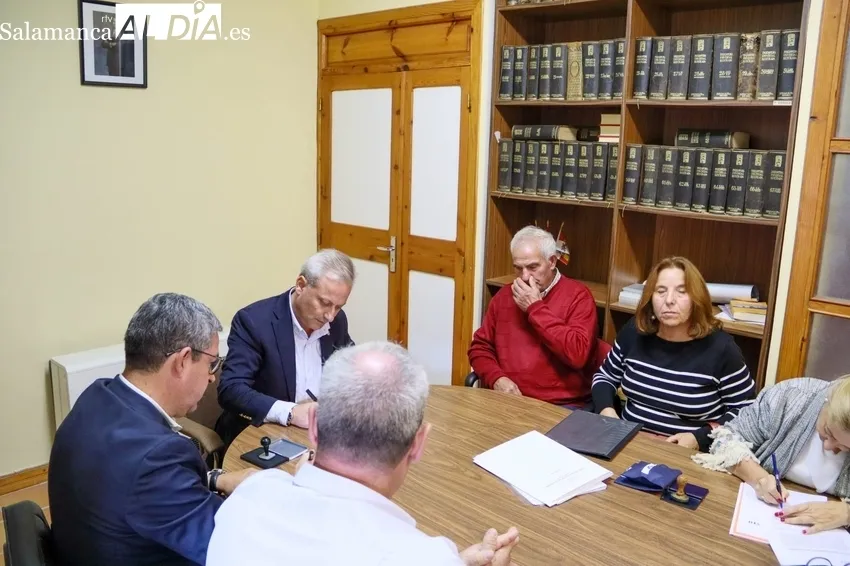 Firma del Tratado de 1864 con Portugal en Sobradillo 