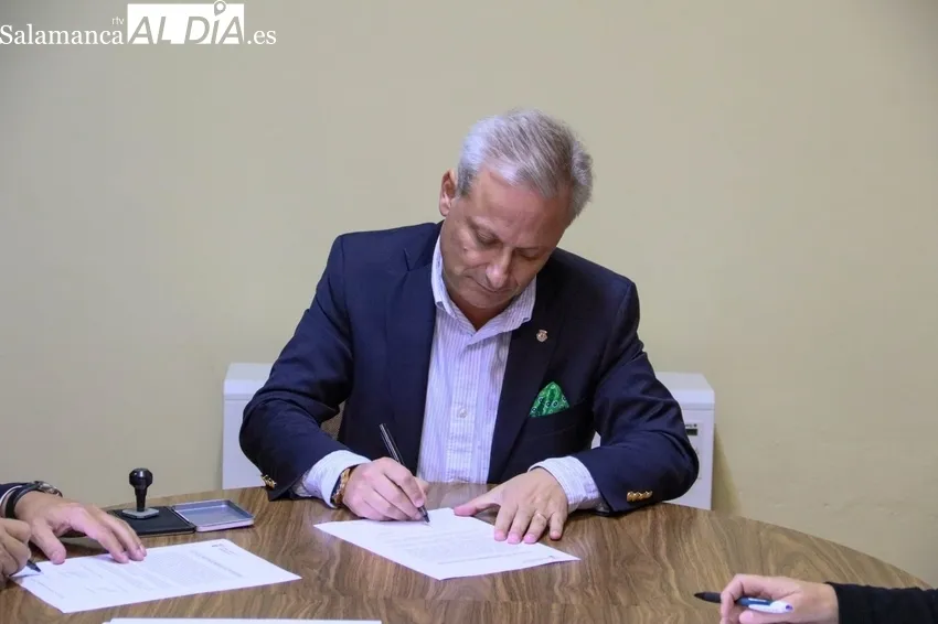 Firma del Tratado de 1864 con Portugal en Sobradillo 