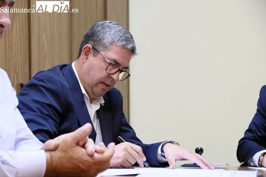 Firma del Tratado de 1864 con Portugal en Sobradillo 