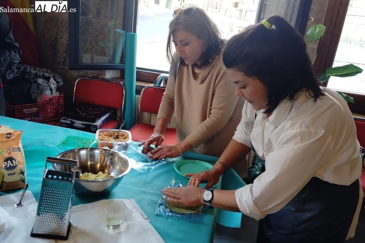 Taller de cocina intercultural para prevenir los delitos de odio en Villavieja de Yeltes