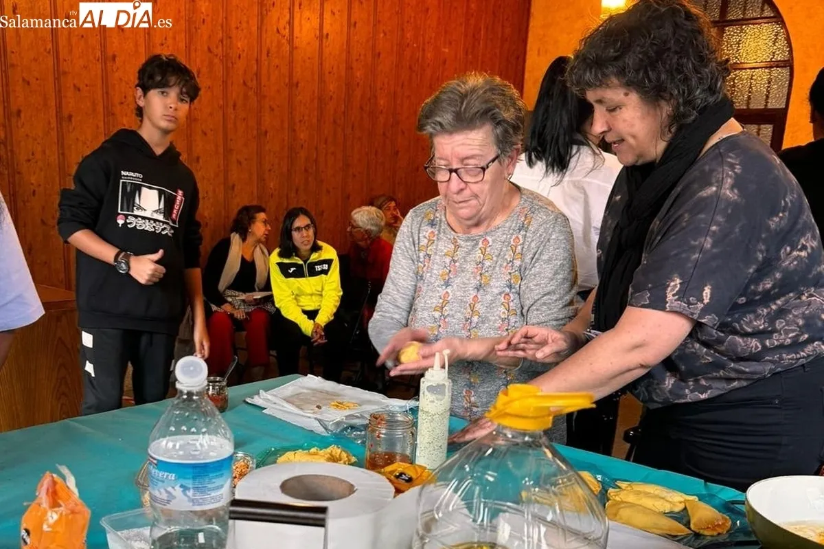 Taller de cocina intercultural para prevenir los delitos de odio en Villavieja de Yeltes