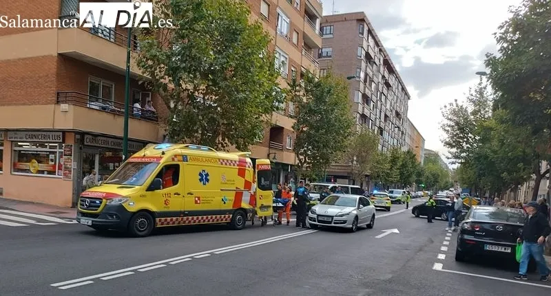 Imágenes del atropello en el Paseo del Rollo. Foto: C. García