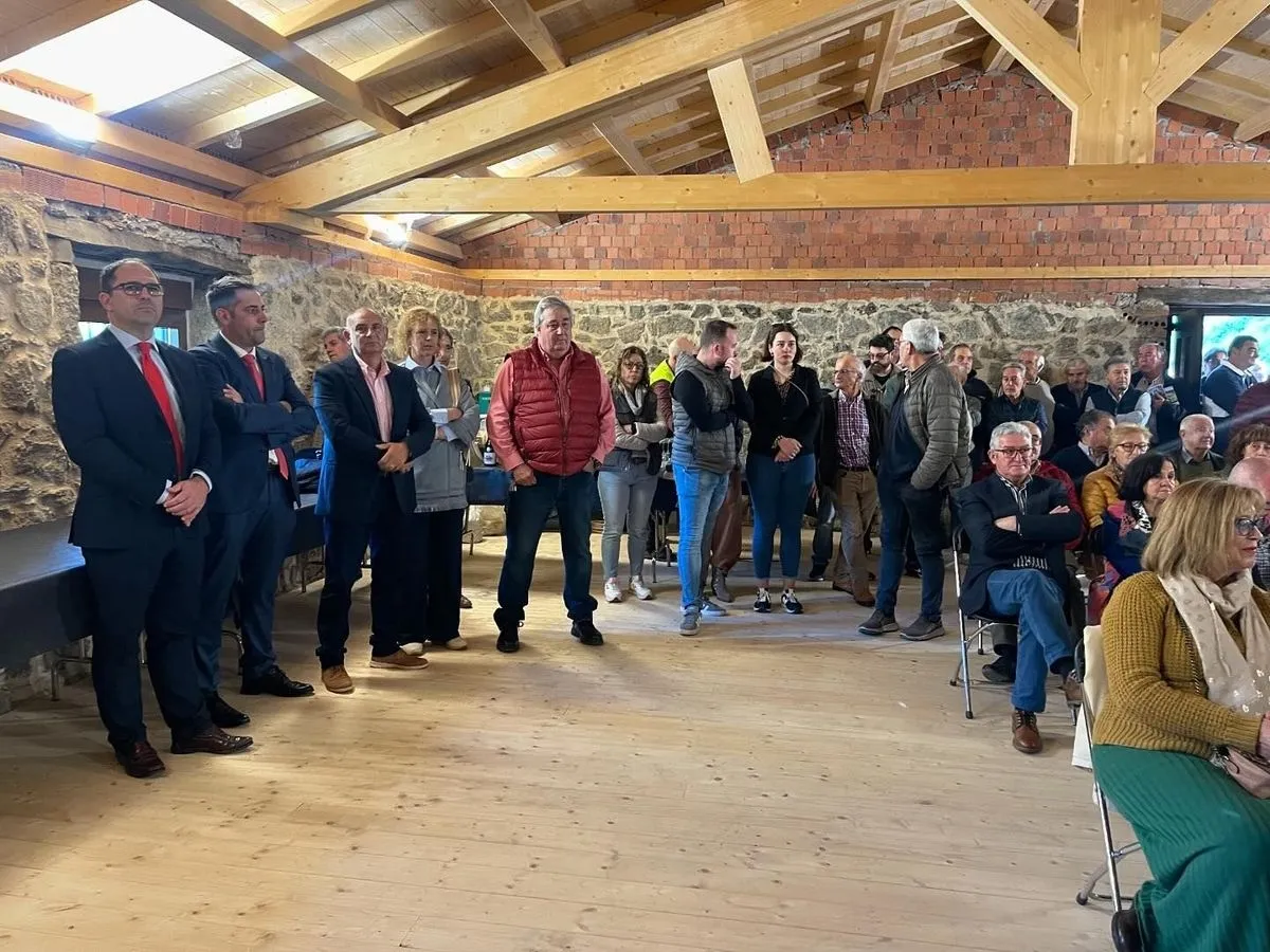 Inauguración del Centro de Interpretación del Aceite en San Esteban de la Sierra. Foto de la Diputación de Salamanca