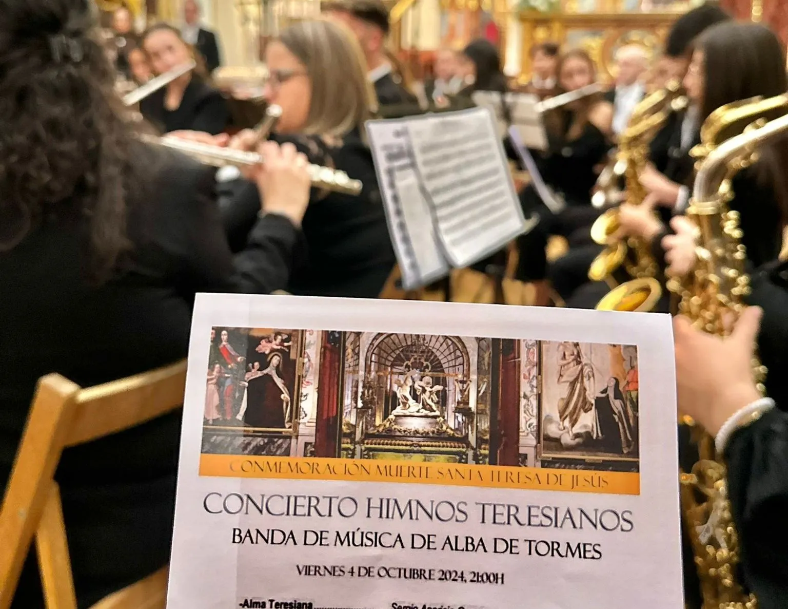 Foto 3 - M&uacute;sica teresiana y de Alba para conmemorar la muerte de Santa Teresa de Jes&uacute;s