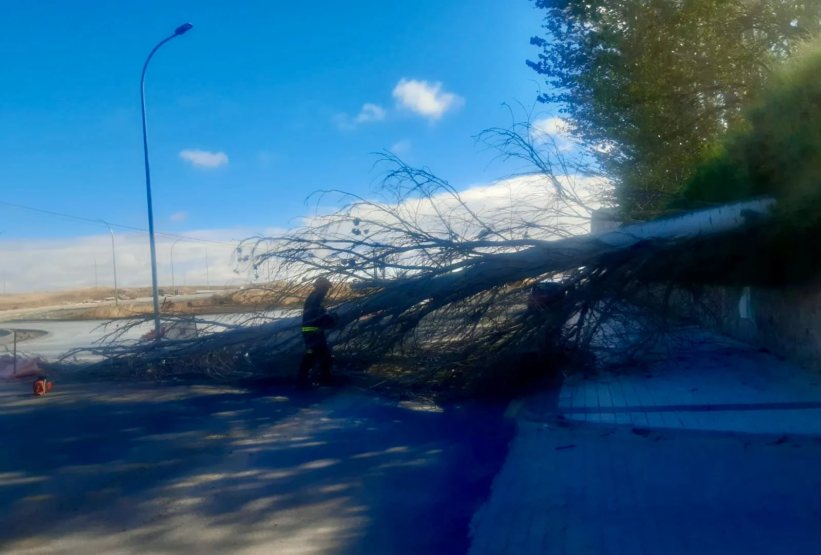 Foto 3 - Ayuntamiento y cuerpos de seguridad piden evitar desplazamientos y salidas este mi&eacute;rcoles por las fuertes rachas de viento que genera el hurac&aacute;n Kirk