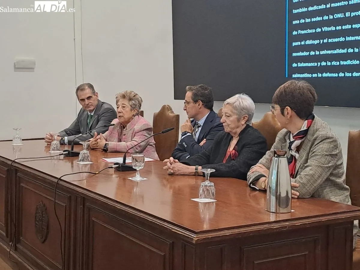 La jurista Araceli Mangas y a la filósofa Eulalia Pérez Sedeño serán investidas doctoras ‘honoris causa’ por la USAL este viernes. Foto de Víctor Jiménez